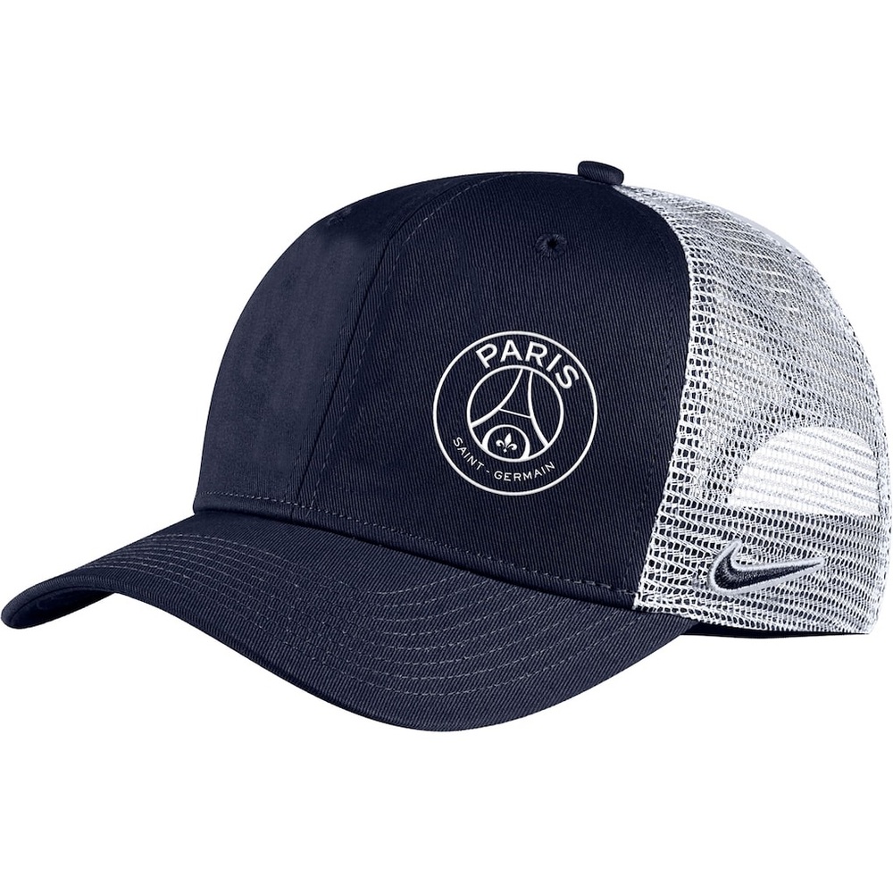 Nike Paris Saint-Germain Navy and White Mesh Snapback Hat